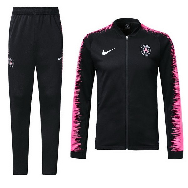 Survetement Football Enfant PSG 2018-19 Rose Noir